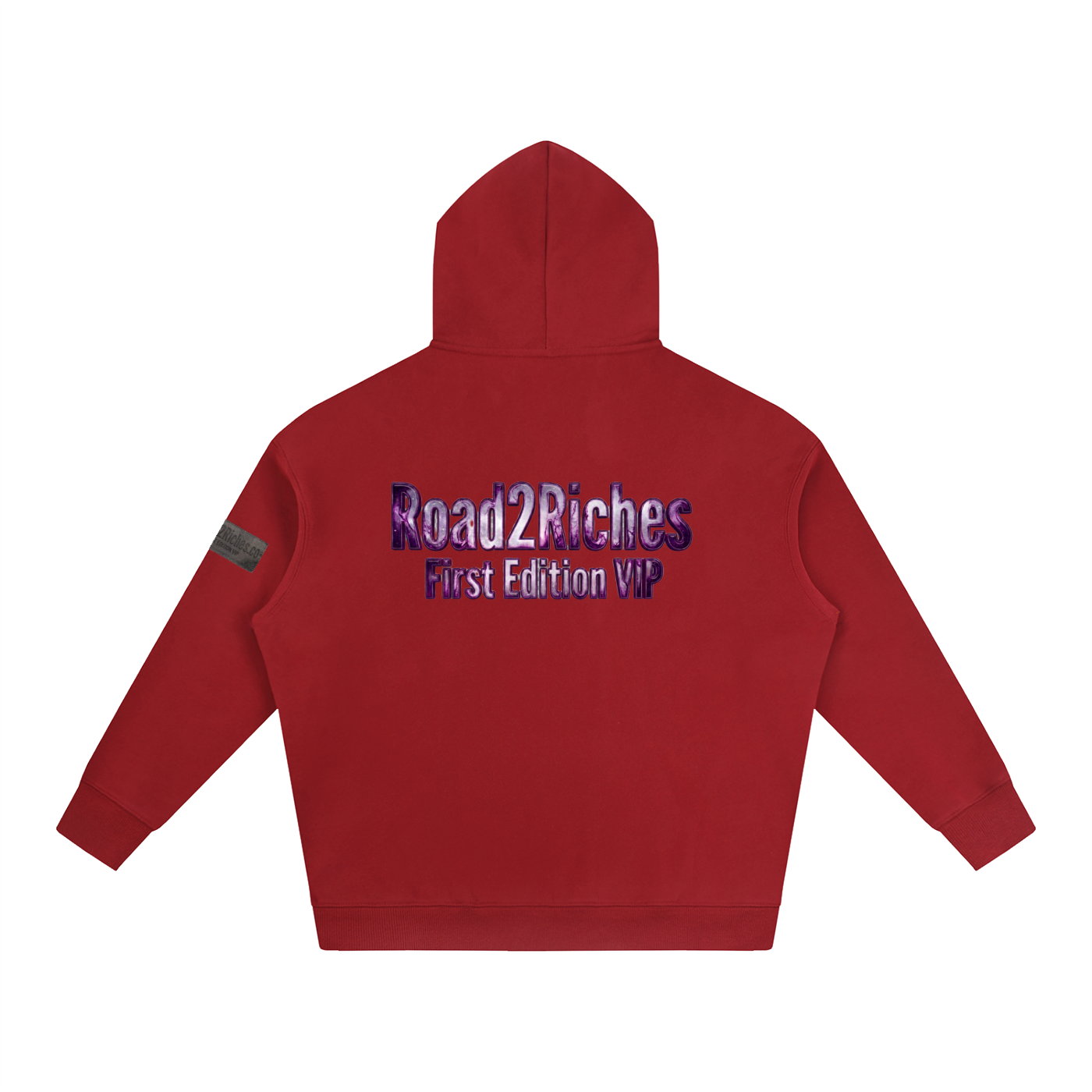 R2R chrome fleece first edition hoodie - purple