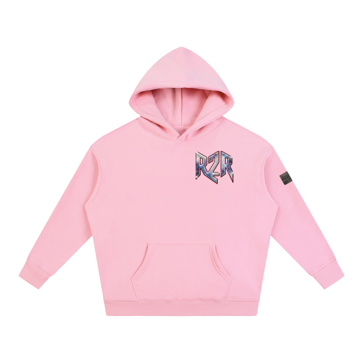 R2R chrome fleece first edition hoodie - chrome