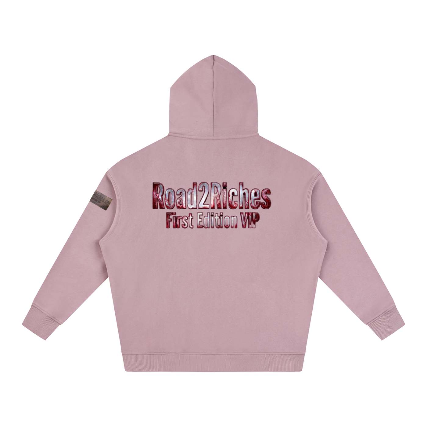 R2R chrome fleece first edition hoodie - red