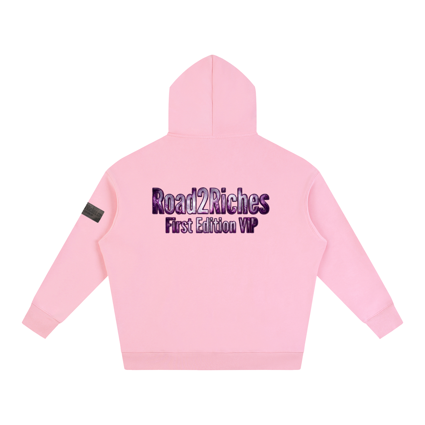 R2R chrome fleece first edition hoodie - purple