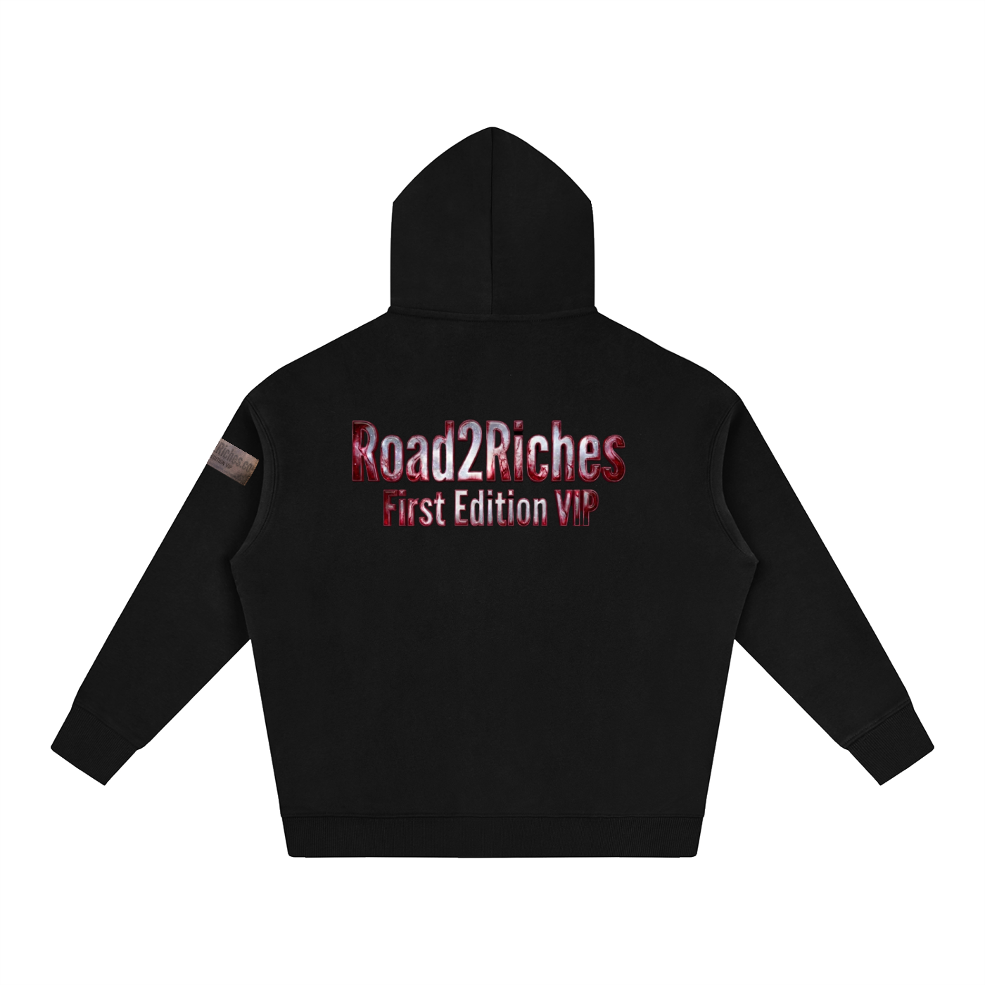 R2R chrome fleece first edition hoodie - red