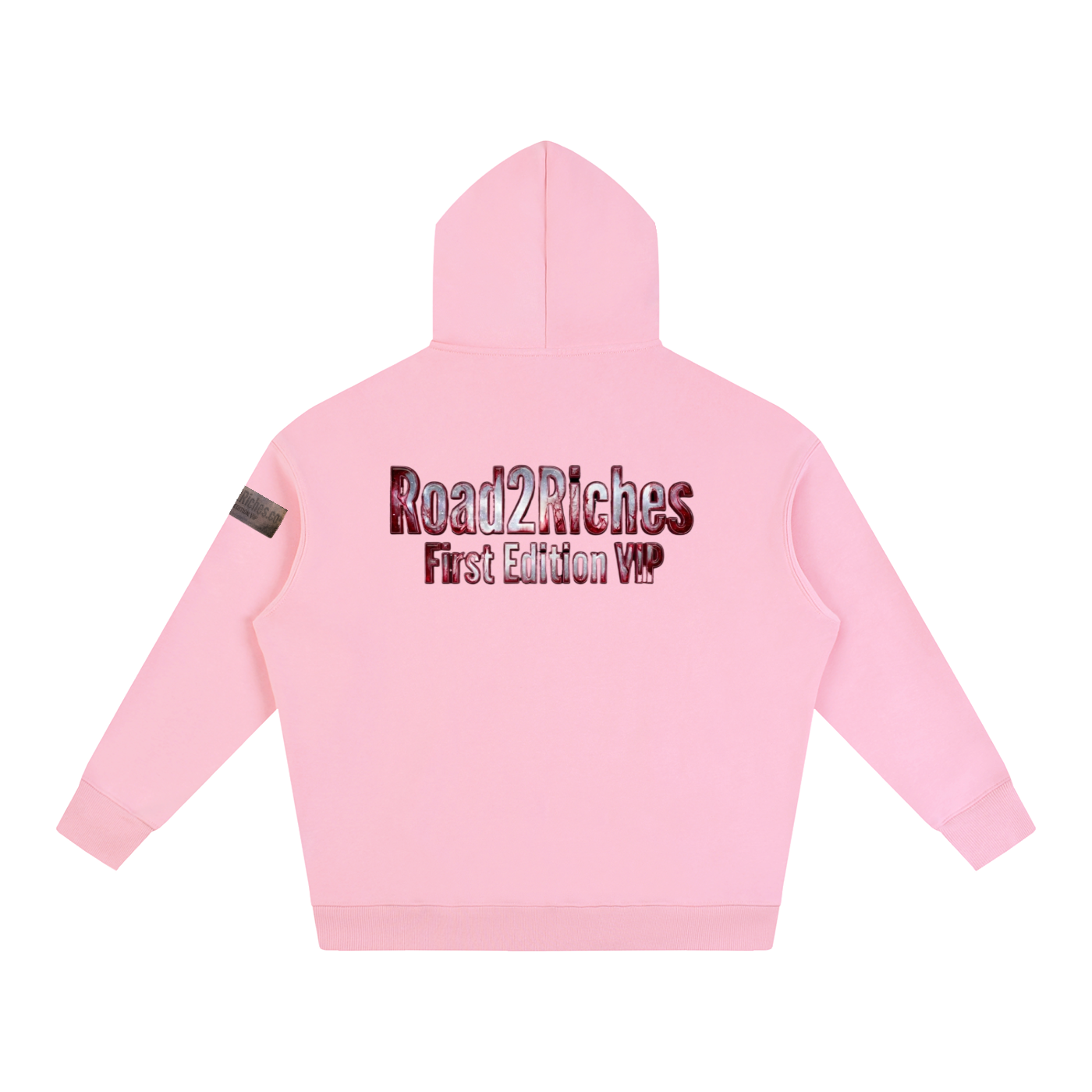R2R chrome fleece first edition hoodie - red
