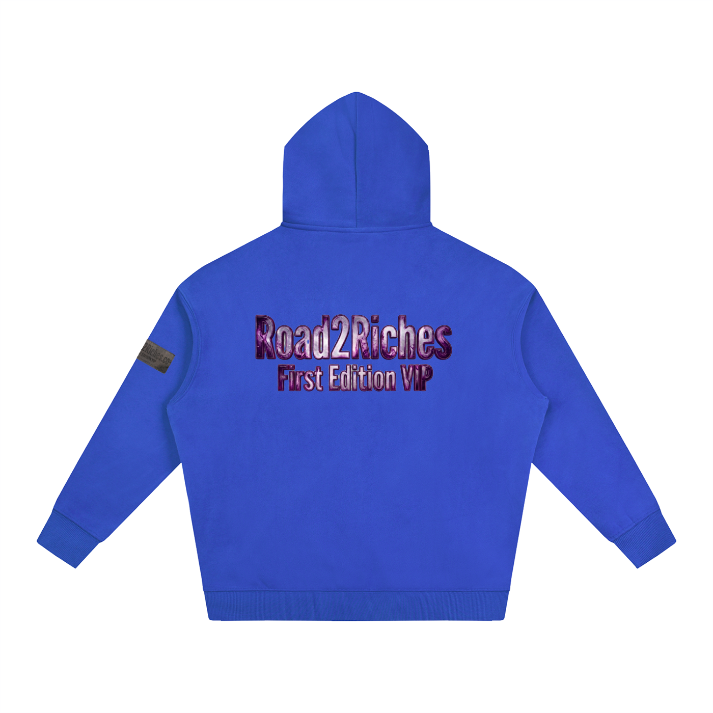 R2R chrome fleece first edition hoodie - purple
