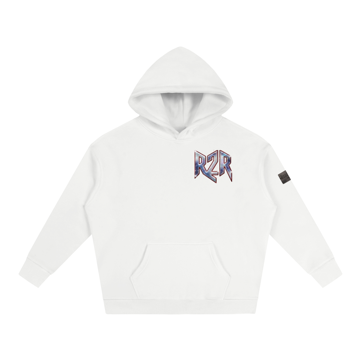 R2R chrome fleece first edition hoodie - chrome