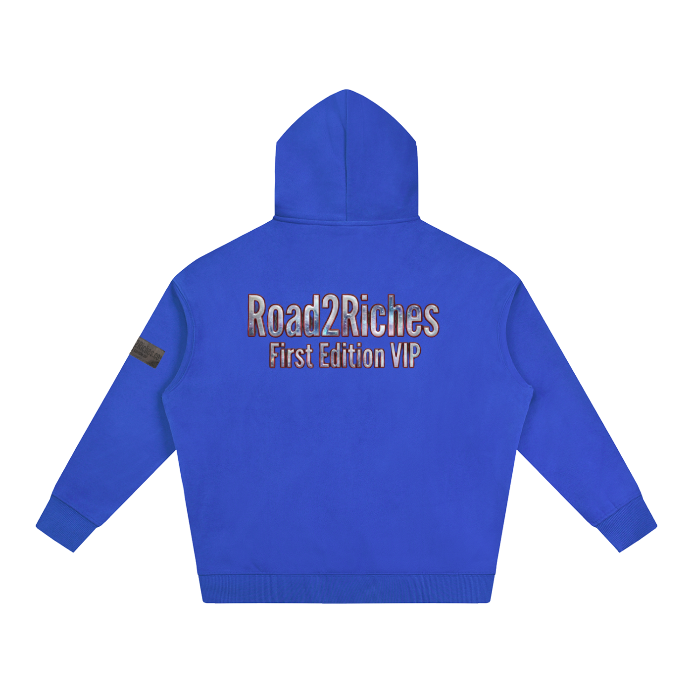 R2R chrome fleece first edition hoodie - chrome