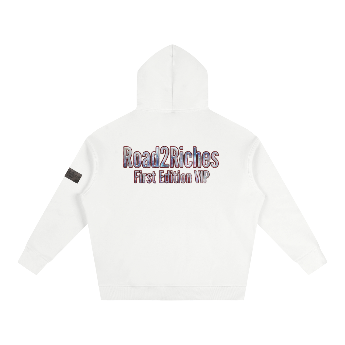 R2R chrome fleece first edition hoodie - chrome
