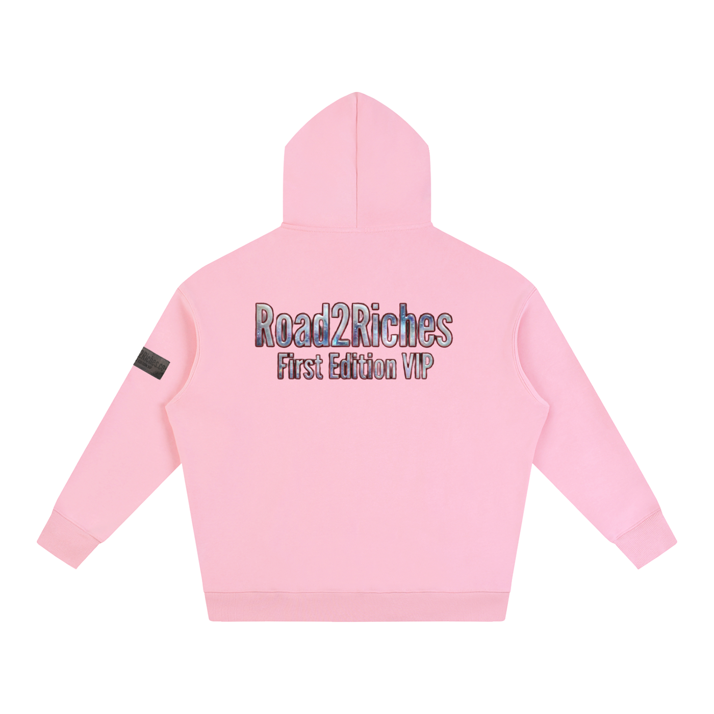 R2R chrome fleece first edition hoodie - chrome
